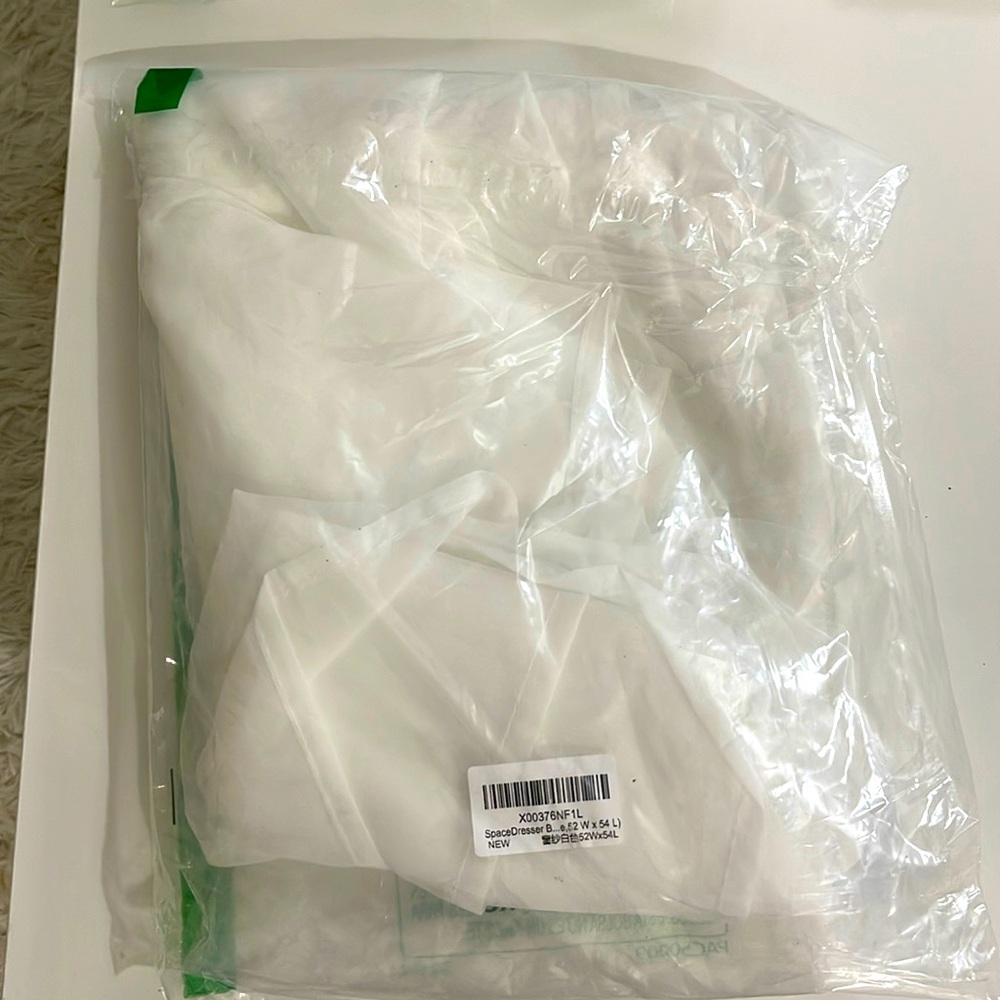 Sheer curtains… Three pairs… Brand new… Size 52 inch wide X  54 inch long